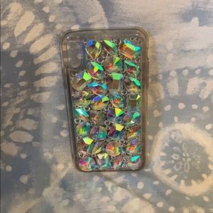 iPhone X bling case
